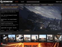 Tablet Screenshot of evermotion.org